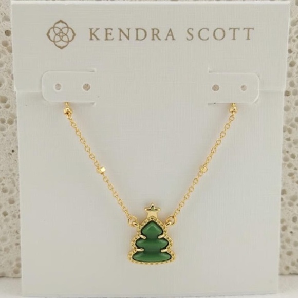 Kendra Scott Jewelry - Kendra Scott Gold Christmas Tree necklace